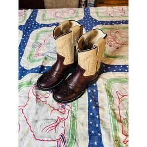 NWOT Adorable Cody James Toddler Boys Roper Western Boots Round Toe Size 6.0D
